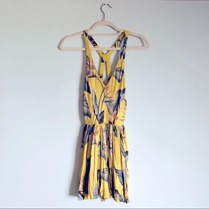 COPY - UO Floral Yellow Romper 🌼